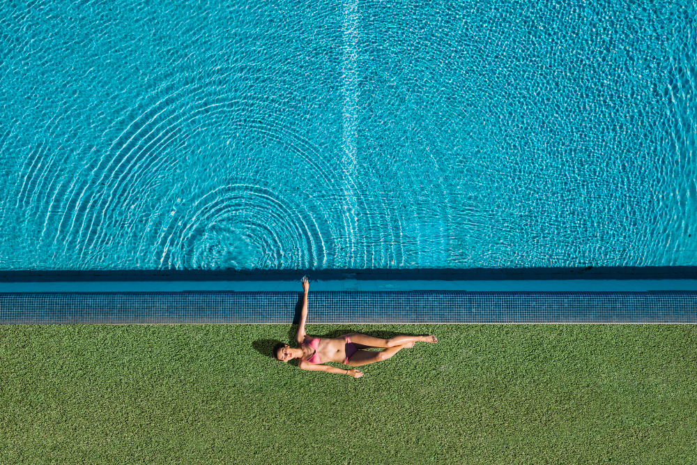 Artificial Grass for Poolside Installations