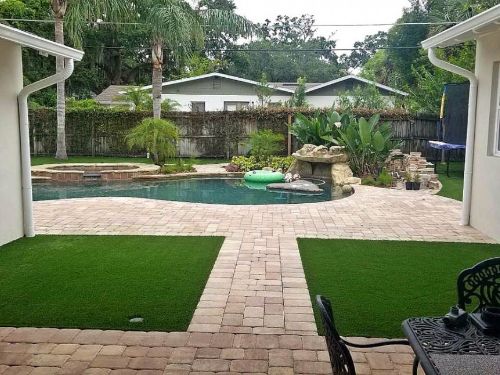 Artificial lawn turf