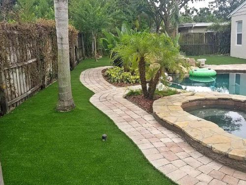 Artificial lawn turf