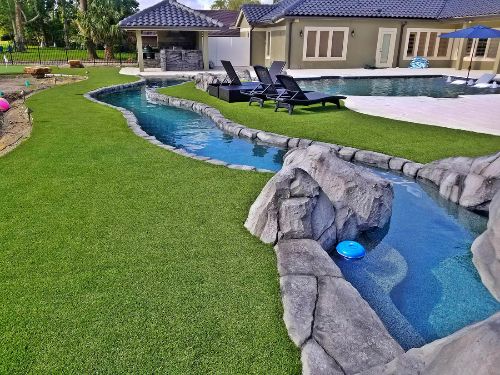 Artificial lawn turf