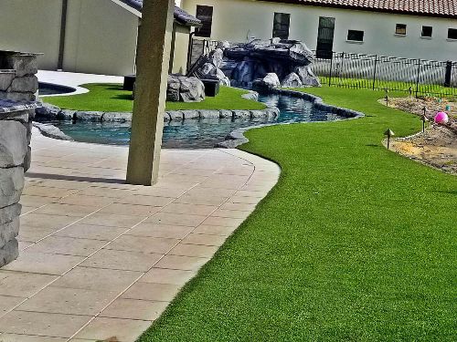 Artificial lawn turf