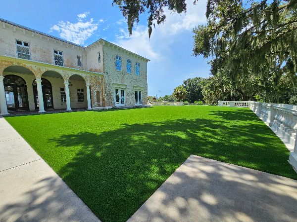 Artificial turf grass installation