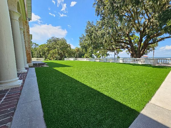 Artificial turf grass installation