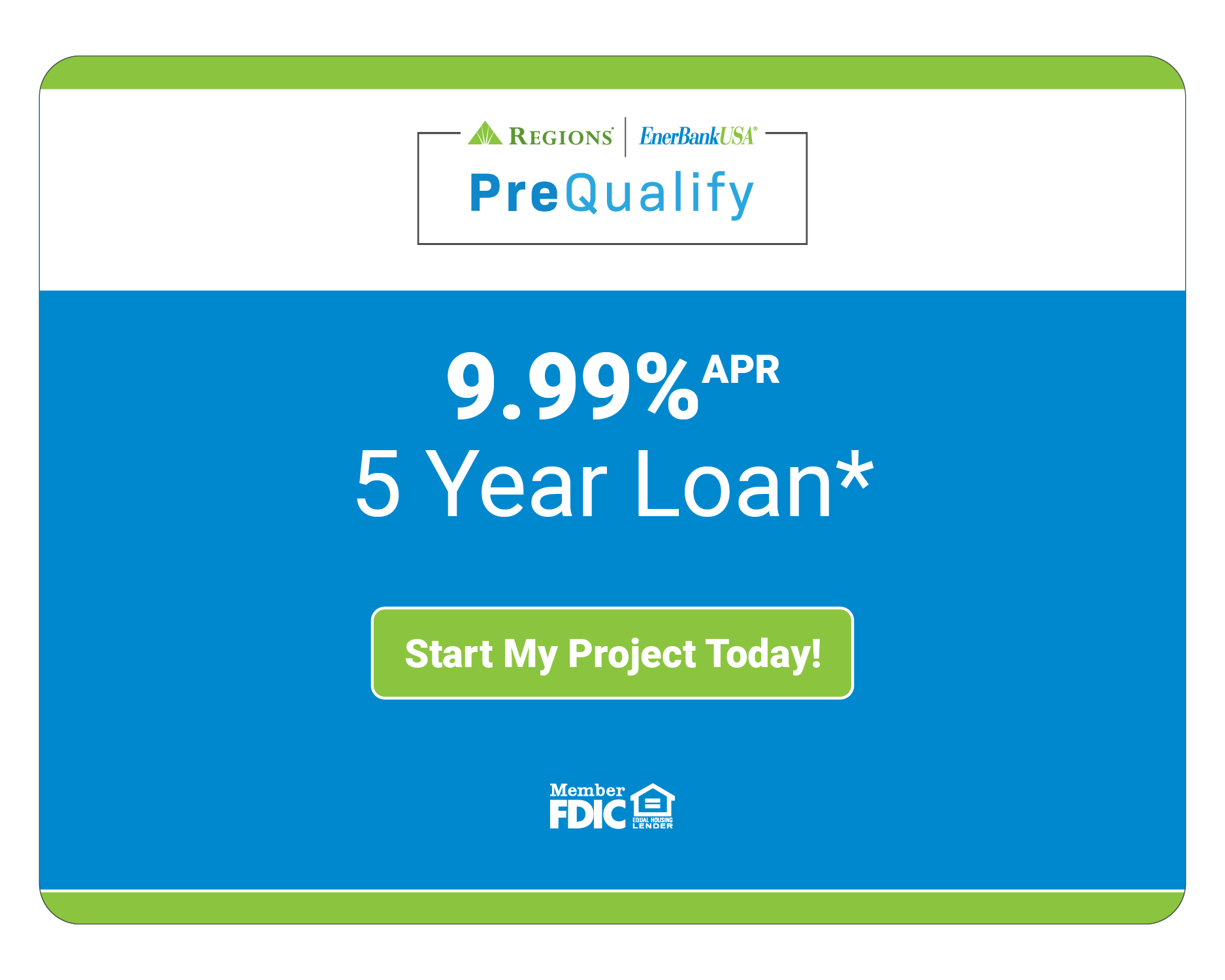 5 Year Loan with 9.99% APR